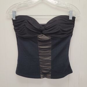 Urban Behavior Strapless Twisted Corset Top